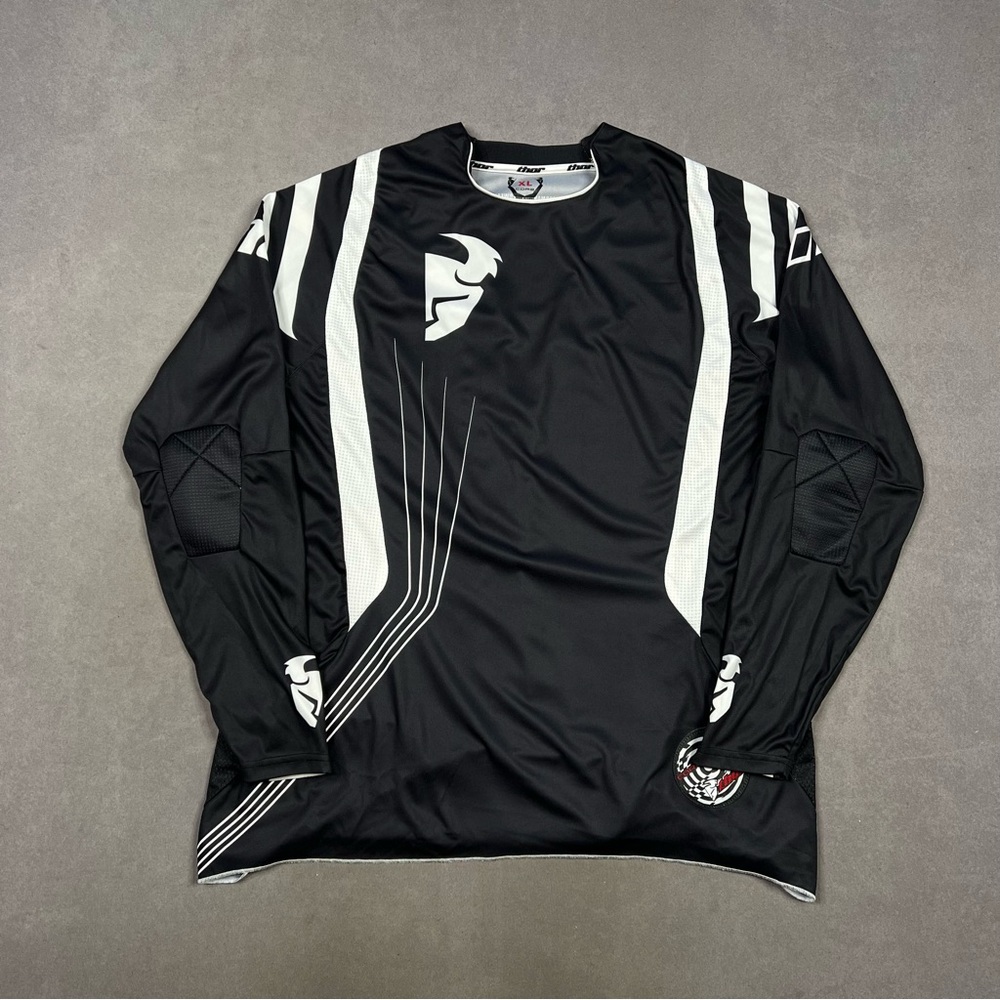 Thor Black and White Jersey Athletic Shirt